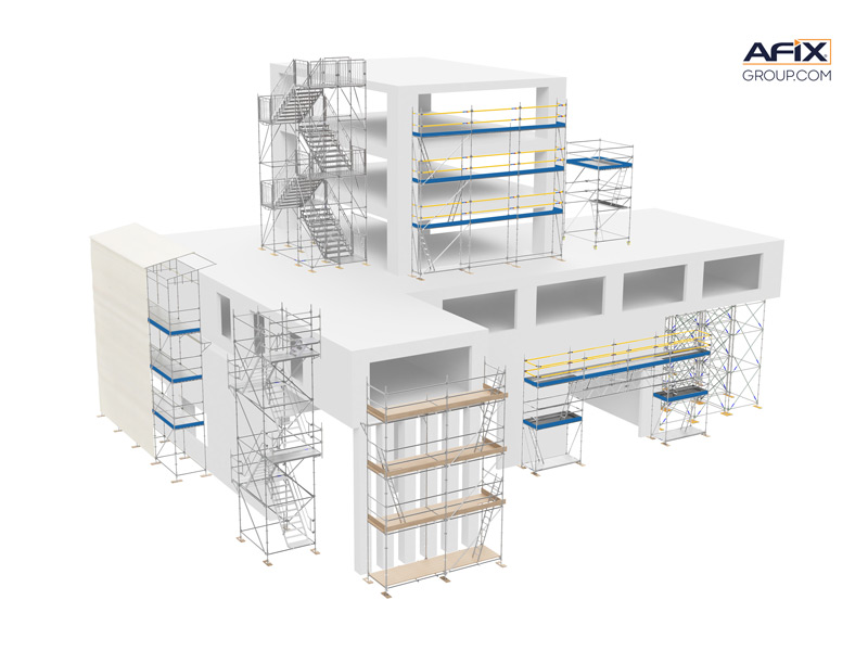 Andamios para construcción